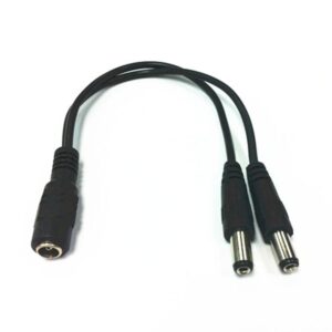 DC Y Splitter Cables 5.5 x 2.1mm female 20cm