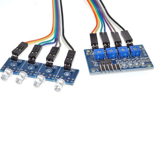 LM339 4 Channel Photodiode Sensor Light Sensor Module