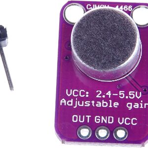 MAX4466 electret microphone amplifier adjustable