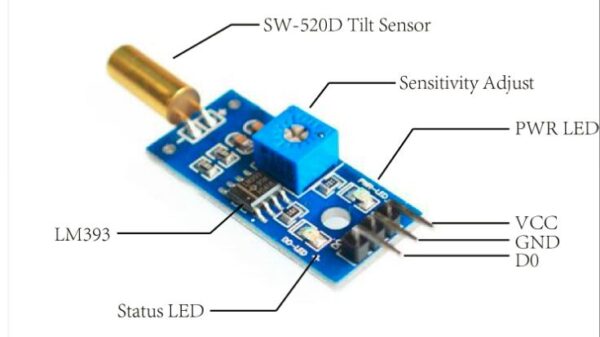 SW-520D Tilt Switch Angle Sensor Module