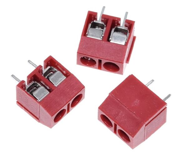 Screw Terminal Block 2Pin RED