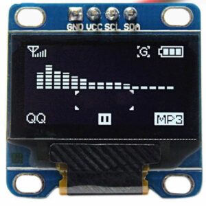 0.96 Inch White I2C IIC OLED LCD Module 4pin