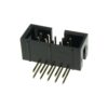 Right Angle 10 Pin PCB Mount Boxed Header