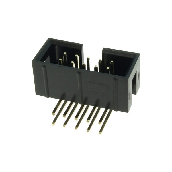Right Angle 10 Pin PCB Mount Boxed Header