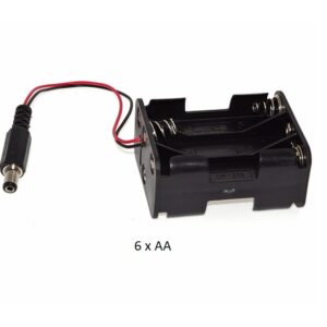 AA - Battery Holder with a DC plug fly lead