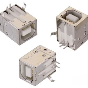 Type B 90 Deg Horizontal PCB Mnt USB 2.0