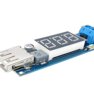 2 in 1 Voltmeter 5V USB Charger Step-Down Power Module