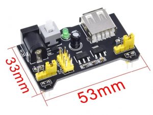 Breadboard 5V/3.3V Power Supply Module