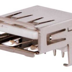 Type A 90 Deg. Horizontal PCB Flange Mount USB 2.0
