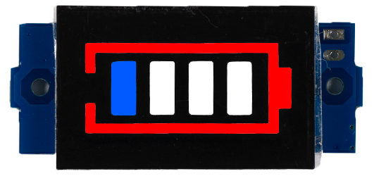 Lithium battery power indicator board