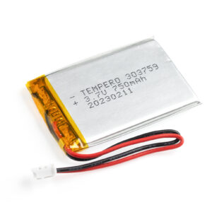 303759 Lithium ion polymer Battery (LiPo) (3.7V 750mAh)
