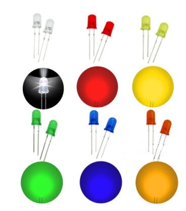 5mm LED Mixed Pack 60 pcs