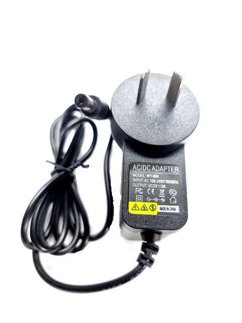 5V DC 2Amp Power Supply 2.1 Plug 1.13mt lead