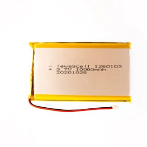 1260103 Lithium ion polymer Battery (LiPo) (3.7V 10000mAh)