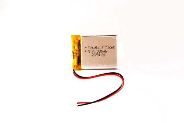 702530 Lithium ion polymer Battery (LiPo) (3.7V 500mAh)
