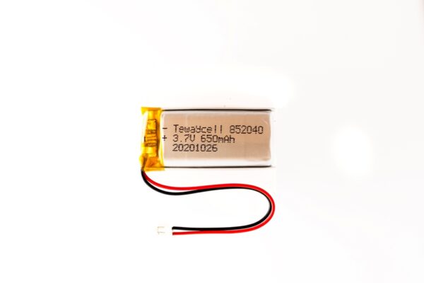 Lithium ion polymer Battery (LiPo) 852040 (3.7V 650mAh)