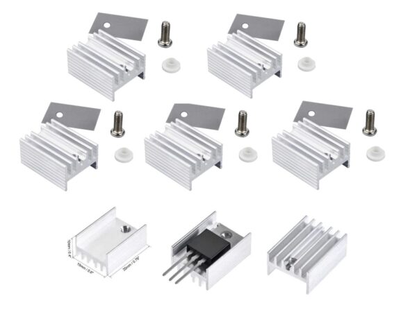 TO-220 Aluminium Heatsink & Insulator/Mounting Kits