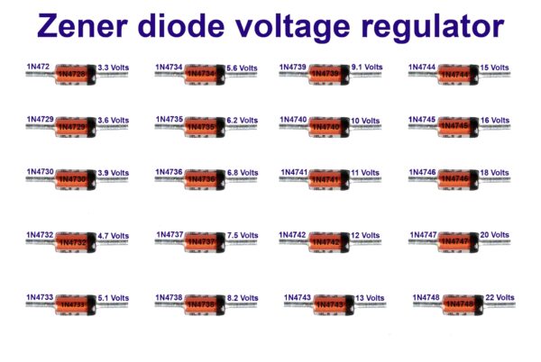 Zener diode voltage regulator