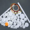 Assorted Plastic Gears and Pulleys Pack