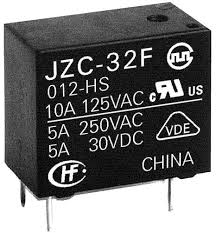 5VDC SPST-NO 10A JZC-32F/024-ZS3(555)