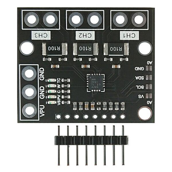 INA3221 Triple-Channel I2C SMBUS Current Power Supply Voltage Monitor Sensor Modulepply Voltage Monitor Sensor Module