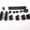 Anti Dust Silicone Covers for Raspberry Pi 4B - Black