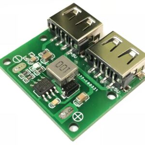 Dual USB Voltage Converter Module 9-24V to 5V 3A DC-DC