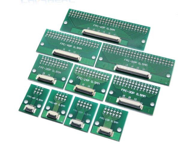 FFC / FPC Adapter Board 0.5mm/1mm to 2.54mm Soldered Connector