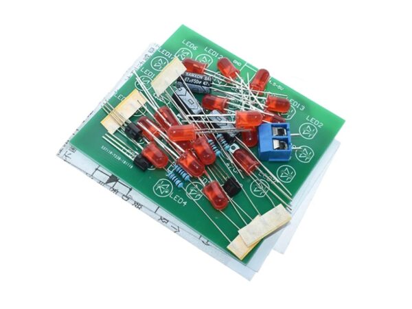 DIY-LED Heart-Shaped Simple Flash Circuit