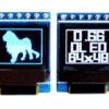 0.66 Inch Blue or White SPI OLED LCD 64x48 7pin