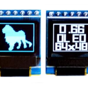 0.66 Inch Blue or White SPI OLED LCD 64x48 7pin