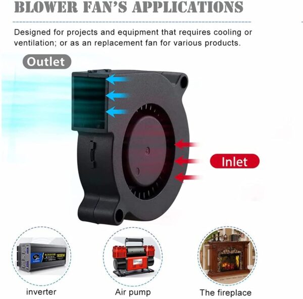 5015 12V DC Quiet Cooling
