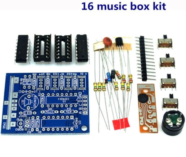DIY-Music BOX-16 Sounds Tones