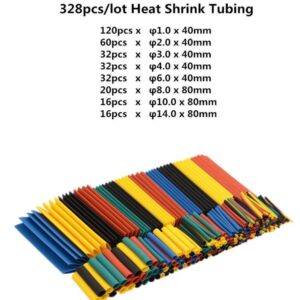 Heat shrinkable tube Kit, 328PCS