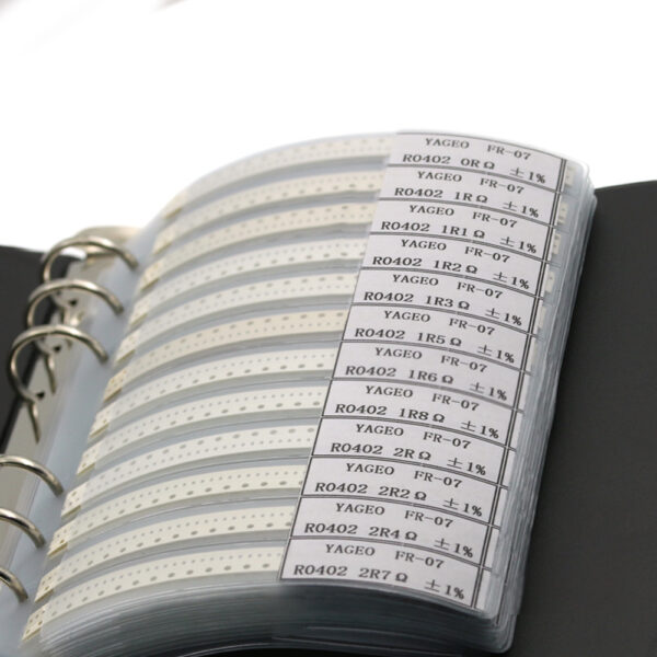 SMT/SMD 0402 Resistor and Capacitor Book