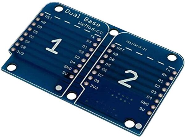 WeMos D1 Double Socket Shield