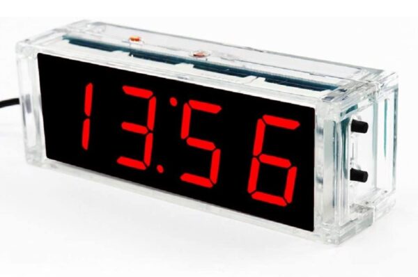 DIY 4 Digit Clock 51 Red