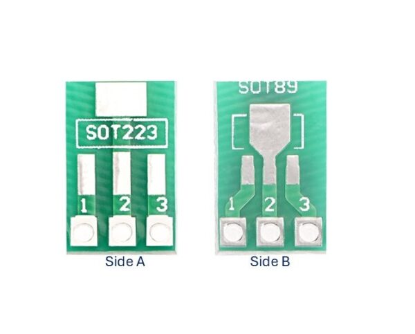 SOT89 to SOT223 1.27-2.54mm Adapter PCB