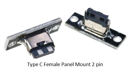 Type C Panel Mount Breakout Board