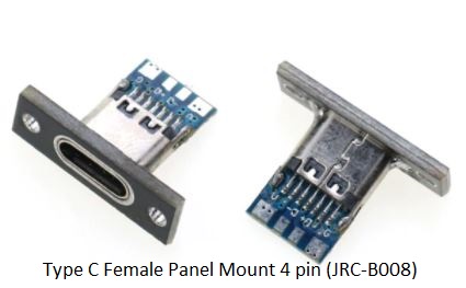 Type C Panel Mount Breakout Board