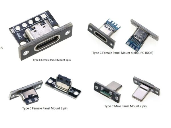 Type C Panel Mount Breakout Board