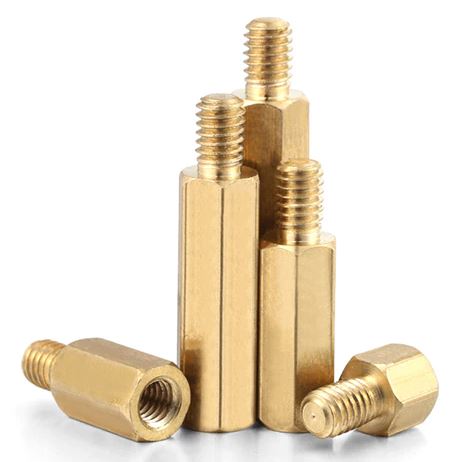 Brass hexagonal standoffs