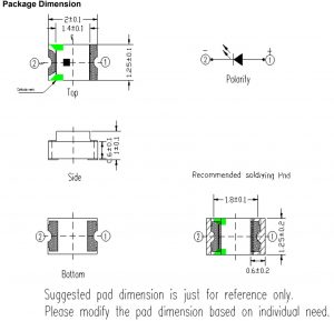 0805 Blue SMD LED 10x 20x 50x Pack