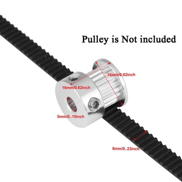 GT2 Timing Closed Loop Belt Pitch 2mm