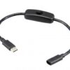 USB-C In-Line Power Switch Cable for Raspberry Pi 4
