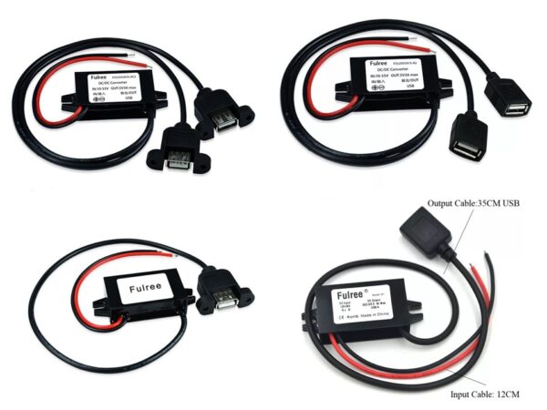 USB Waterproof DC-DC Converter