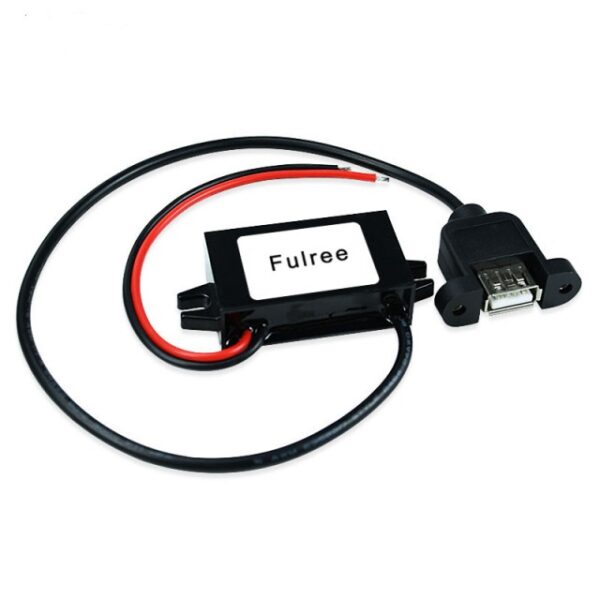 Waterproof DC-DC Converter 12V Step Down to 5V Car USB Power Supply Module 3A