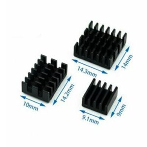 3pcs Raspberry Pi 4 Aluminium Heatsink Kit