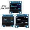 0.96 Inch 6Pin IIC I2C SPI Interface OLED White LCD