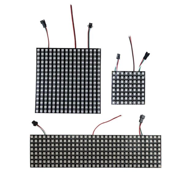 Flexible 8 x 32 RGB LED Matrix Display